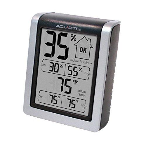 Digital Hygrometer Thermometer, Indoor & Outdoor Temperature Humidity  Monitor, Home Office Temp Humidity Gauge Meter - Lcd Display, Battery  Included