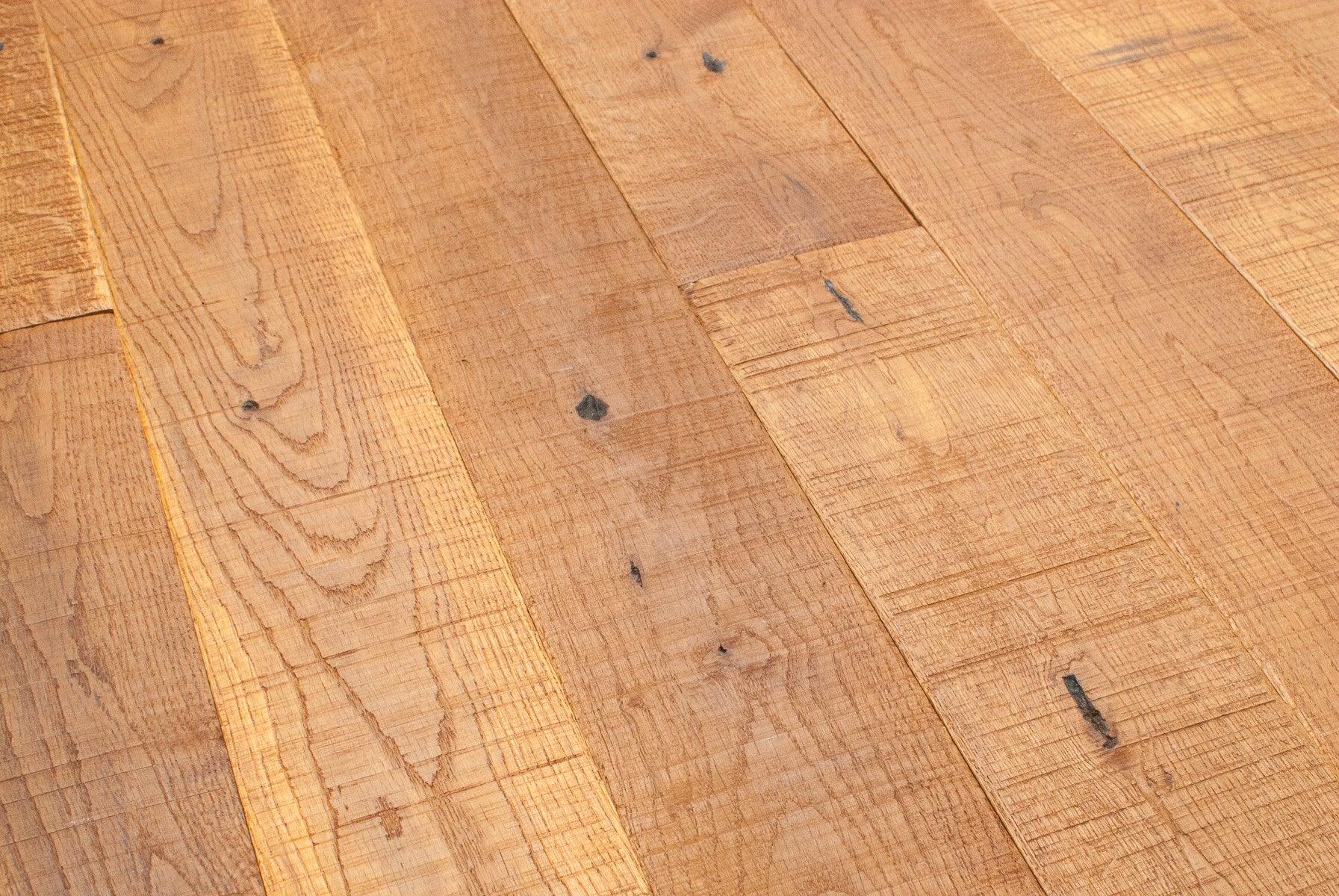 RUSTIC Country Stain - Solid White Oak Floating Hardwood Floor, Easyclip easy clip - Easiklip Canada