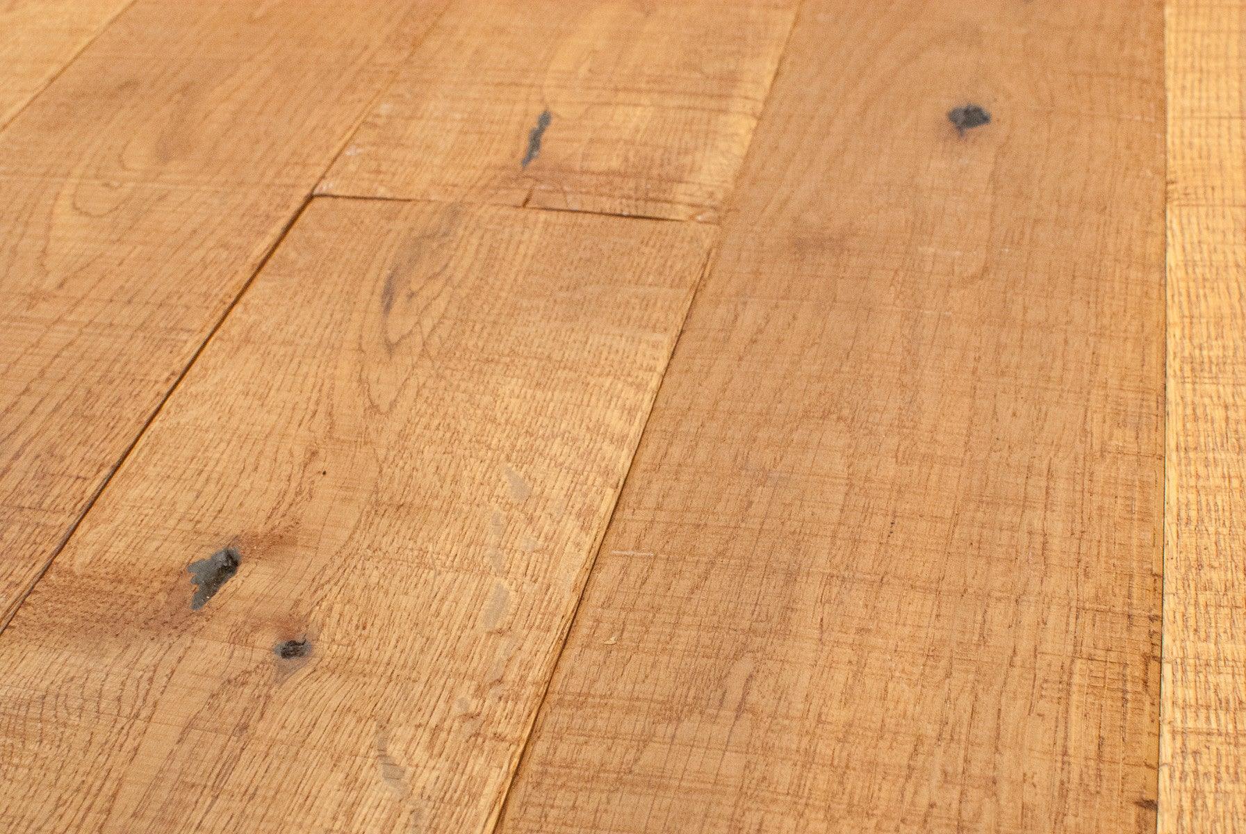 RUSTIC Country Stain - Solid White Oak Floating Hardwood Floor, Easyclip easy clip - Easiklip Canada