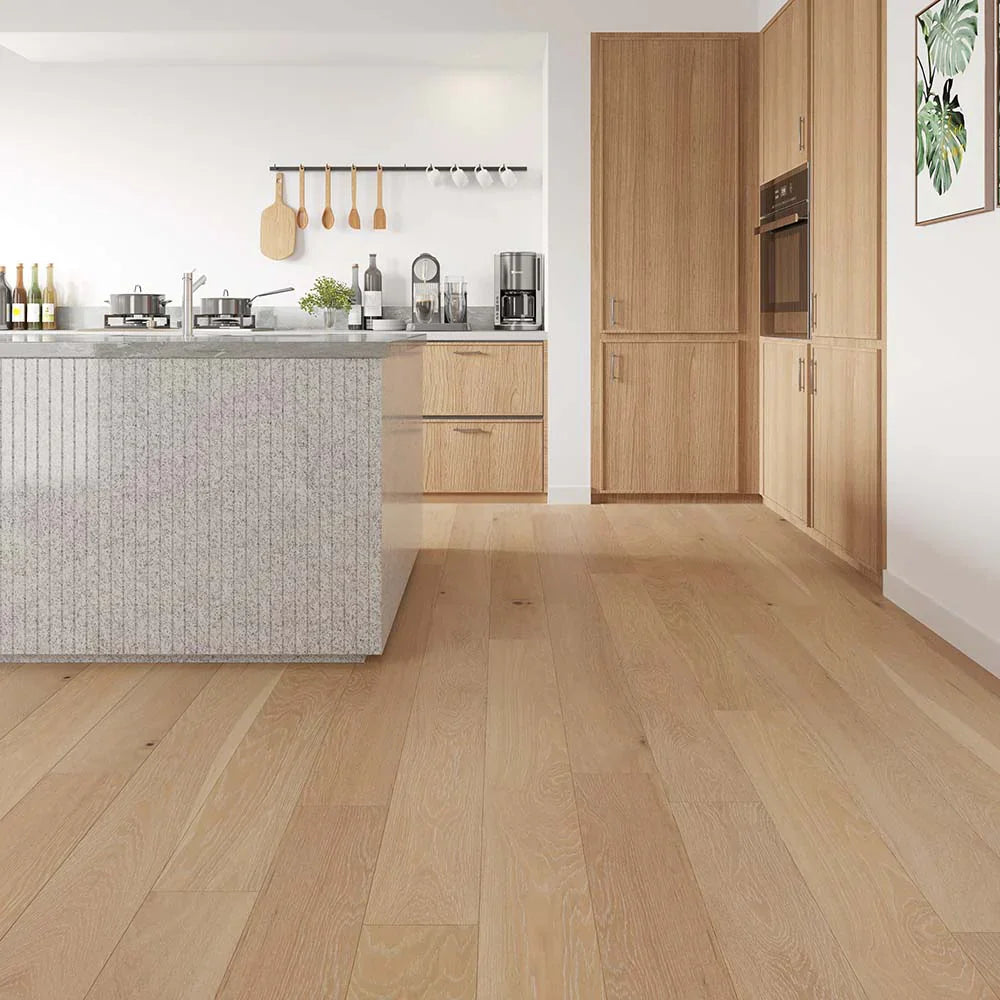 Eco Friendly Hardwood floor in kitchen