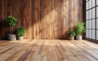 Green home using hardwood flooring