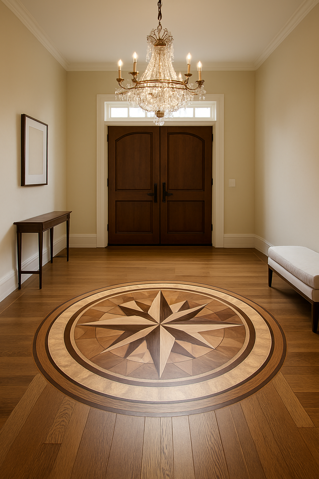 Make a Grand Entrance: How to Elevate Your Space with Wood Floor Medallions