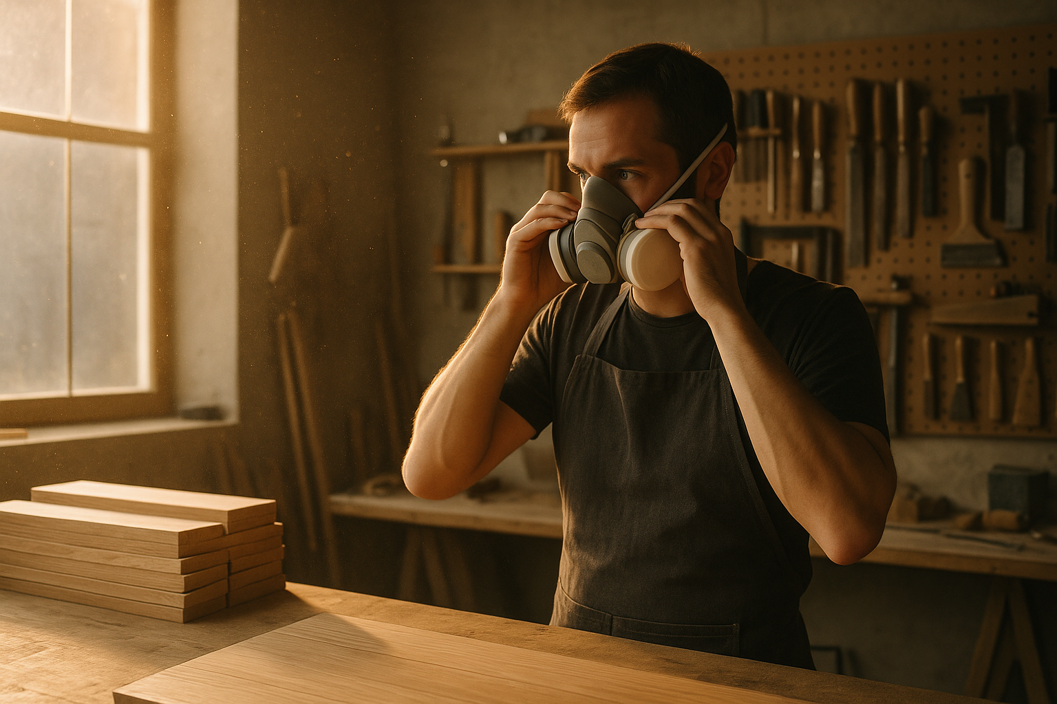 Dust mask and lung safety