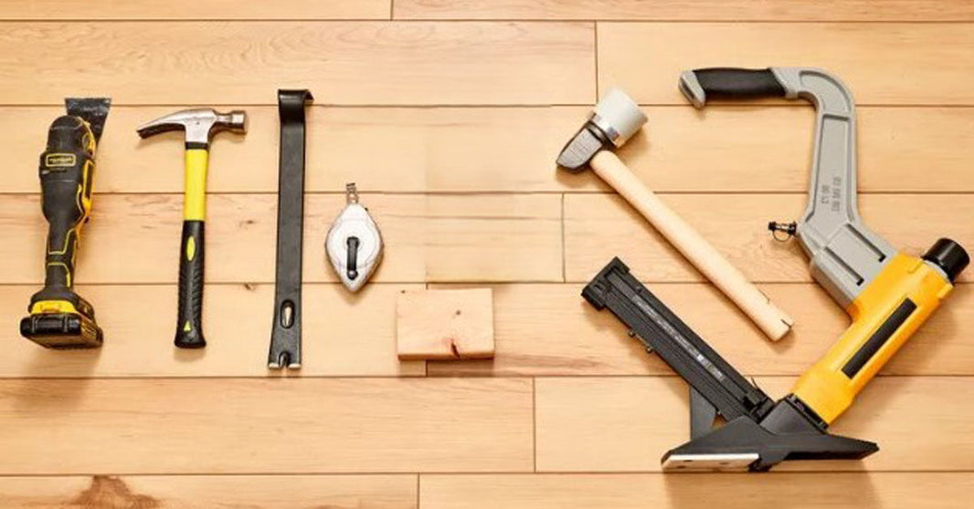 Tools for hardwood flooring install