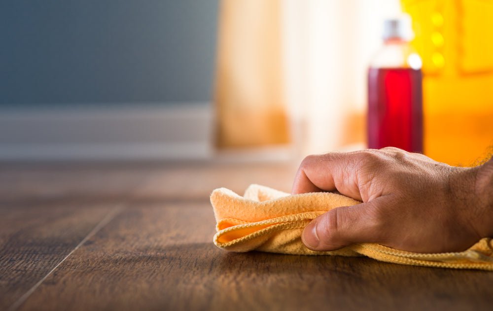 cleaning hardwood floors with proper cleaners