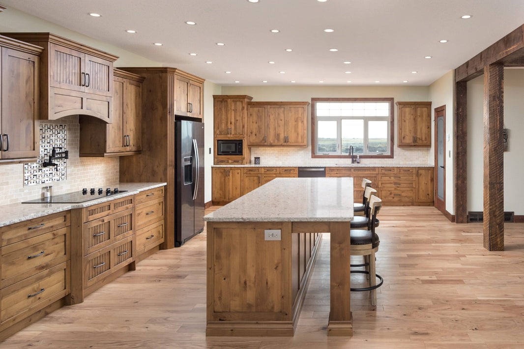 hardwood floors in the kitchen