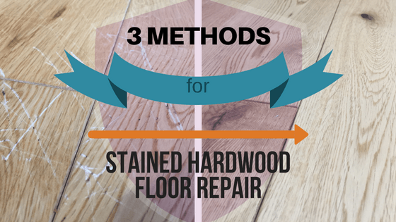 repairing scratch in hardwood floor