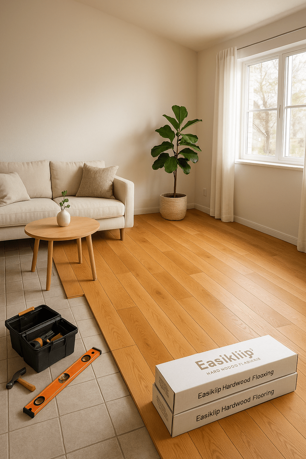 EasiKlip hardwood flooring