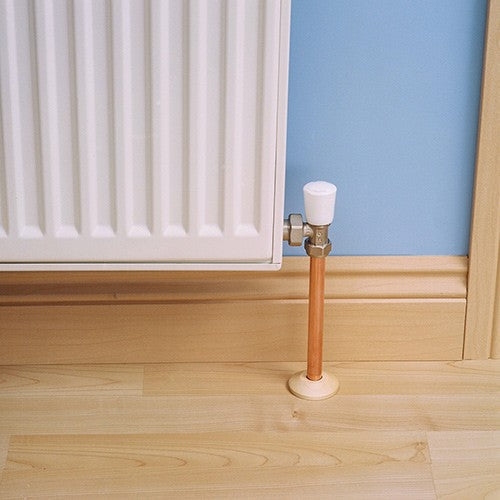 Hardwood around a radiator