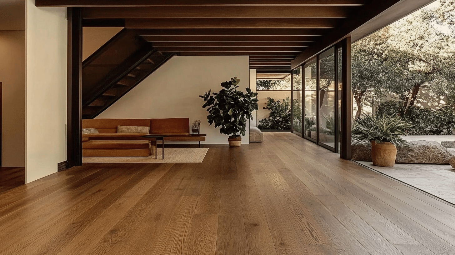 Tung oil floor finish for hardwood floors