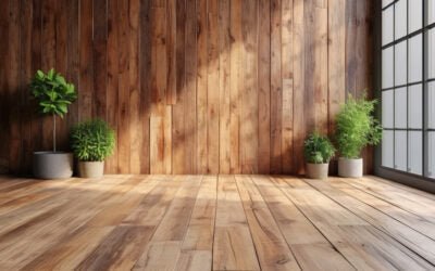 Green home using hardwood flooring