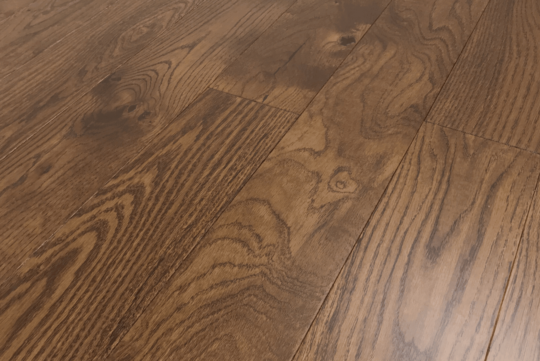 Gunstock  / 5" / White Oak / Solid Hardwood - Easiklip Floors