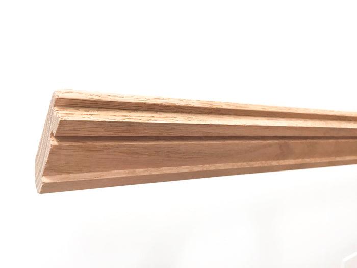Stair Nose Molding - White Oak, .875 in. Thick x 2.5 in. Wide x 78 in. Length - Easiklip Floors