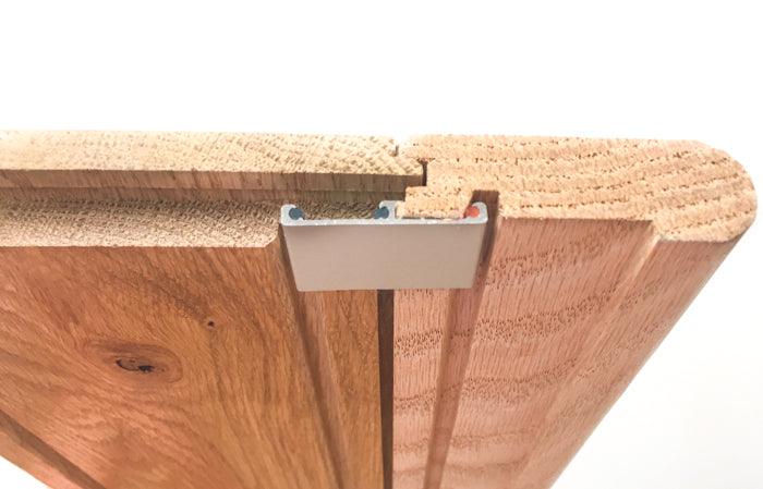 Stair Nose Molding - White Oak, .875 in. Thick x 2.5 in. Wide x 78 in. Length - Easiklip Floors