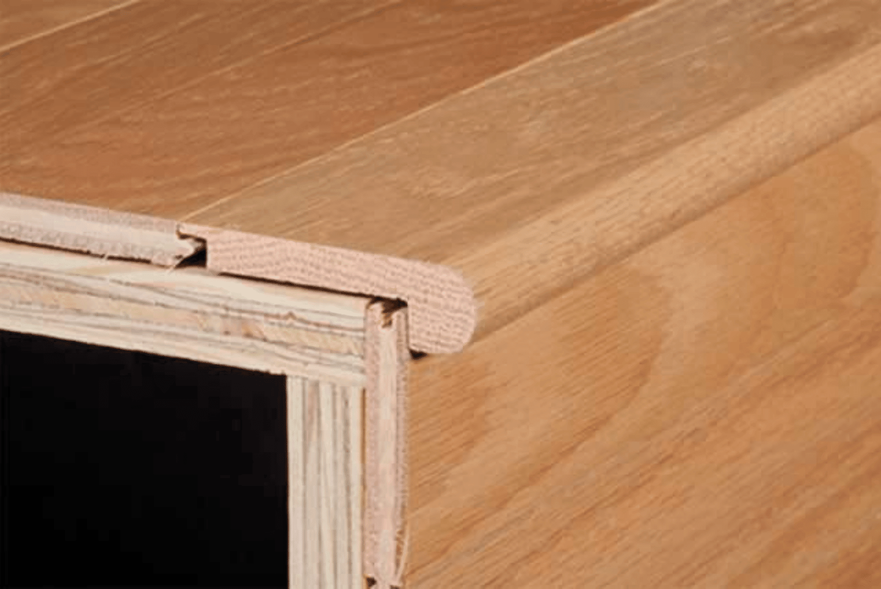 Stair Nose Molding -  3/4" in. Thick x 3 1/4" in. Wide x 96 in. Length - Easiklip Floors