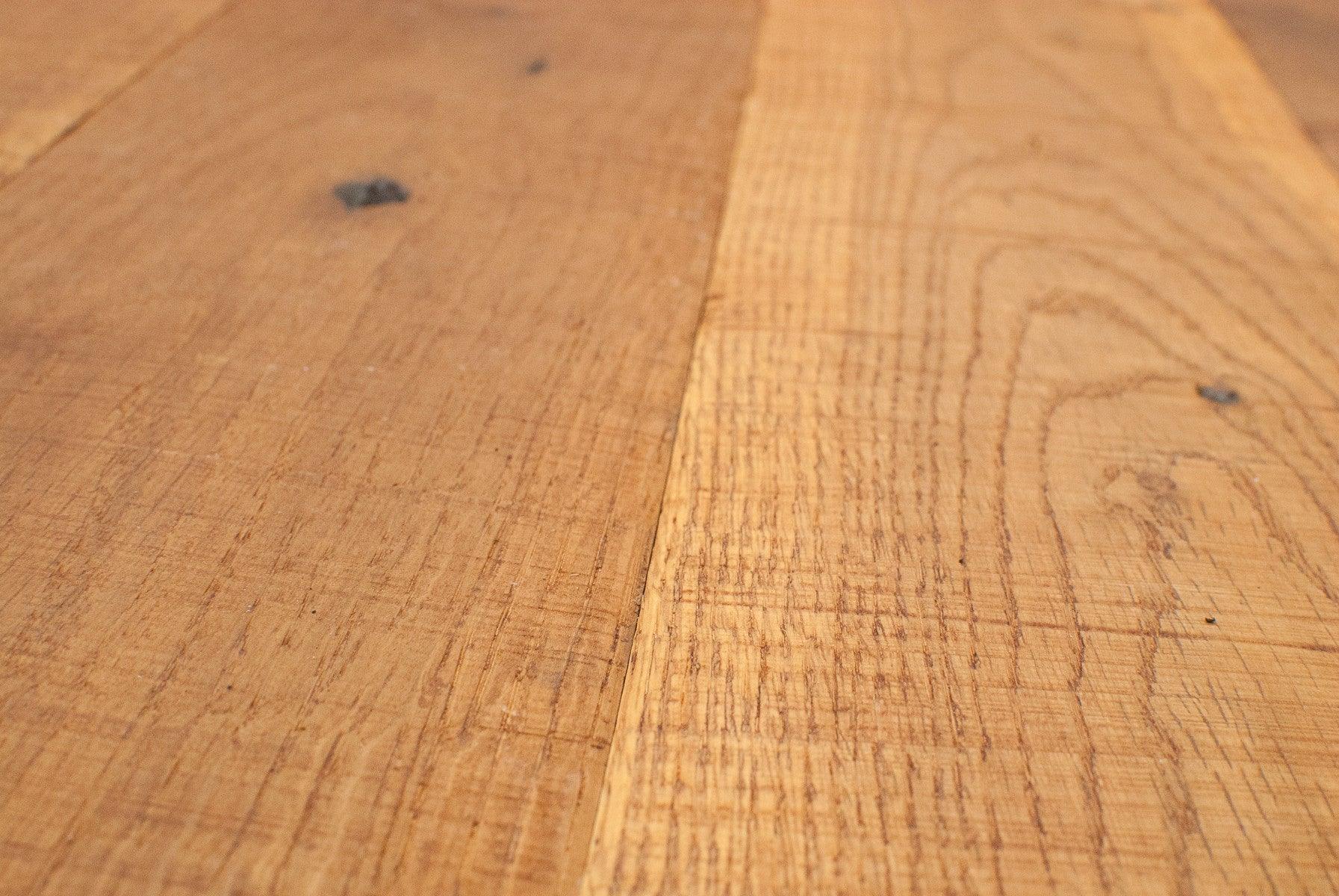 RUSTIC Country Stain - Solid White Oak Floating Hardwood Floor, Easyclip easy clip - Easiklip Can — installed room setting v1