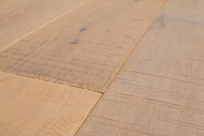 RUSTIC White Bleach  / 5" / White Oak / Solid Hardwood