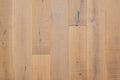 RUSTIC White Bleach - Solid White Oak Floating Hardwood Floor, Easyclip easy clip - Easiklip Canada — close-up grain detail