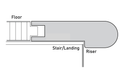 Stair Nose Molding - 3/4" in. Thick x 3 1/4" in. Wide x 96 in. Length - Easiklip Floors — angle 3