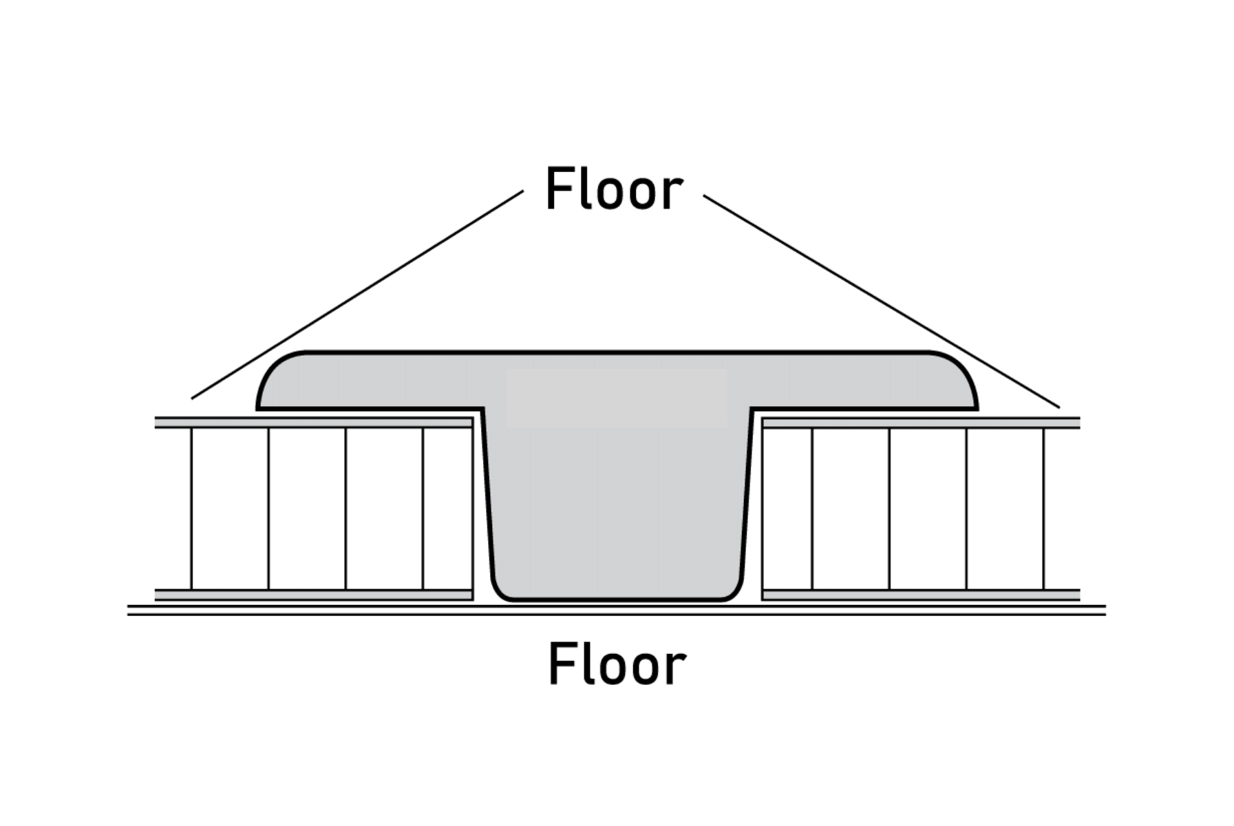 T-Moulding - 9/16" in. Thick x 2 in. Wide x 96 in. Length - Easiklip Floors